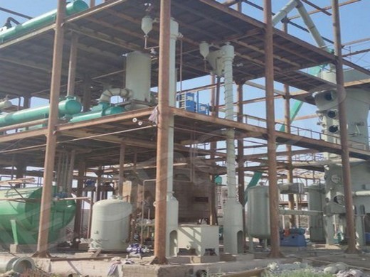 Machines d’usine de raffinage d’huile de soja au Sénégal