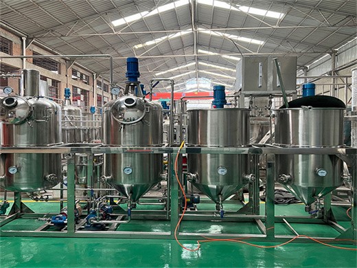 Machine de raffinage d’huile de tournesol populaire fabriquée au Maroc 2023